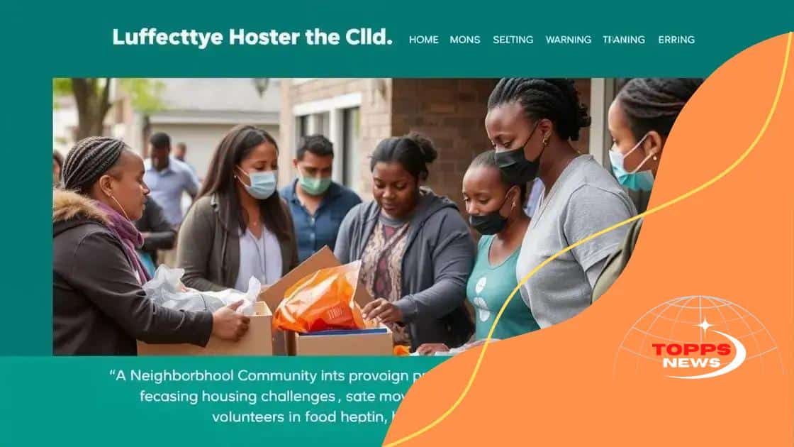 Role of community organizations