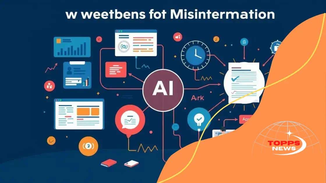 Case studies: AI combating misinformation
