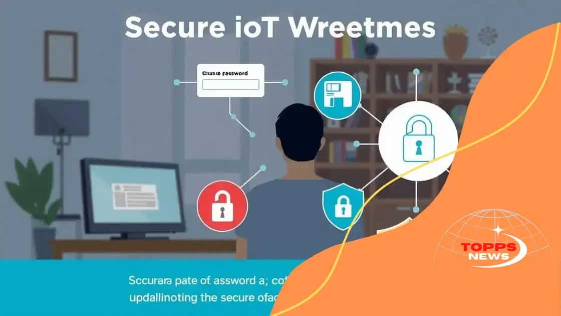 Best practices for securing IoT devices