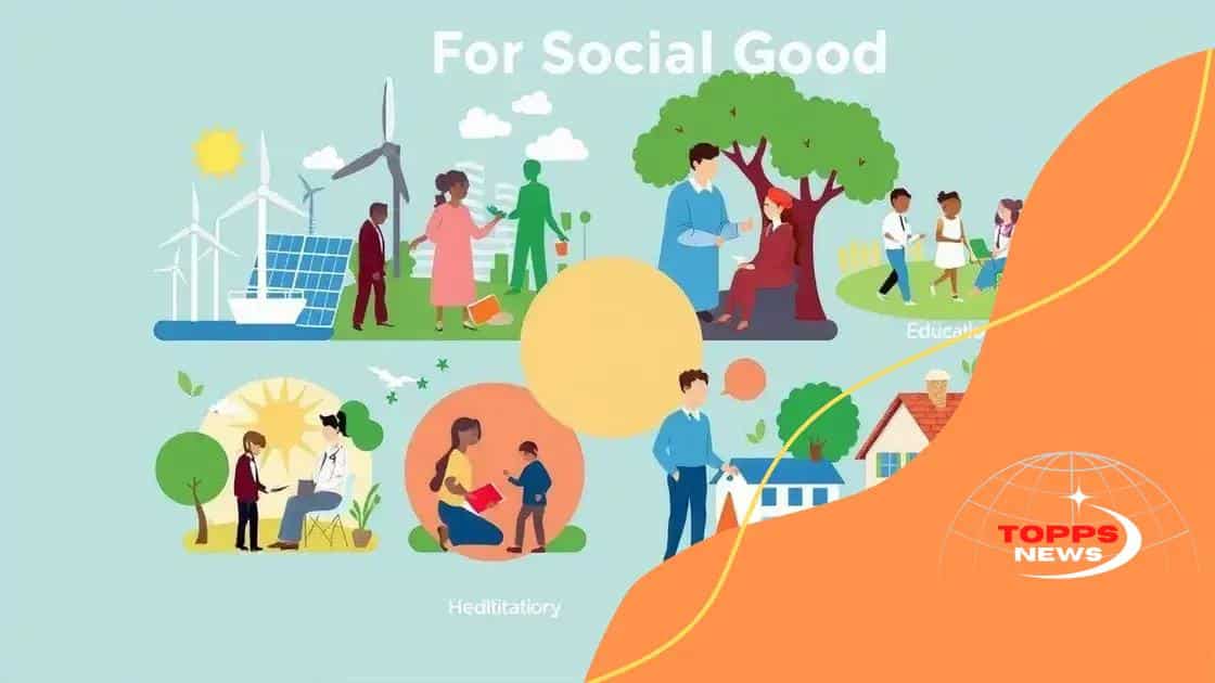 Key sectors for social good